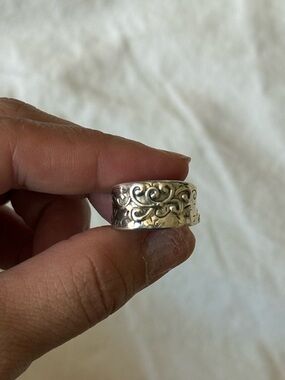 Silpada Scroll Wide Band Ring